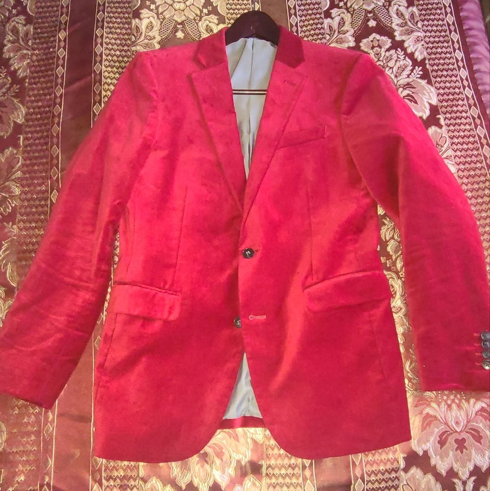 J. Ferrar slim Blazer, 40R, Red